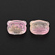Two Tone Transparent Spray Painted Glass Beads GLAA-T022-03-C06-3