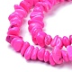Natural Magnesite Beads Strands TURQ-P001-02A-09-3