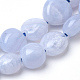 Natürlichen blauen Spitze Achat Perlen Stränge G-Q952-22-6x8-2