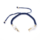 Création de bracelets de corde en nylon tressée X-AJEW-JB00540-04-1