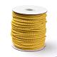 Braided Polyester Cords with Gold Metallic Cords OCOR-S108-208-2