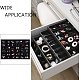 Ph pandahall velvet drawer jewelry display tray showcase rings Earrings necklace bracelet storage organizer with dividers 36 grid jewelry tray nero ODIS-PH0001-05-7