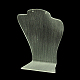 Collana di vetro organico in piedi busto visualizza set NDIS-E005-19-4