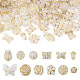 Pandahall 96 pz 12 stili placcatura uv perline acriliche MACR-TA0001-32-1