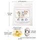 Perles de lampadaire tchèques/couleur d'incrustation d'or LAMP-YW0001-09-4