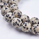 Dalmatien naturel jaspe brins pierre de perles G-R193-14-10mm-3