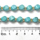 Dyed Natural Howlite Beads Strands G-G023-B01-02B-5