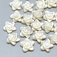 Натуральные белые бусины из ракушек SSHEL-S260-019-1