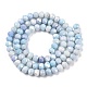 Hebras de perlas de vidrio electrochapadas facetadas GLAA-C023-02-A04-2