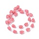 Chapelets de perles de corail synthétiques teintes CORA-I022-B01-A-2