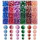 1500Pcs 24 Style Baking & Spray Painted Crackle Glass Beads CCG-SZ0001-13A-1