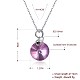 925 Sterling Silver Pendant Necklaces NJEW-BB32729-5