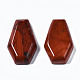 ナチュラル＆合成宝石のカボション  六角  30x19x6~8mm G-N336-001-4