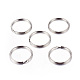 Металлические кольца для ключей с платиновым покрытием подходят для брелка X-IFIN-H042-N-1