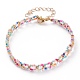 Bracelets ronds en perles de rocaille de style mixte BJEW-JB05870-3