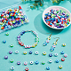 SUPERFINDINGS 320Pcs 8 Colors  Handmade Polymer Clay Beads CLAY-FH0001-17-5