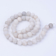 Chapelets de perles d'agate naturelle X-G-Q462-8mm-09-2