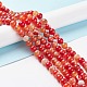 Chapelets de perles en agate rayée naturelle/agate à bandes X-G-K155-A-10mm-05-4