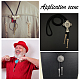 CHGCRAFT DIY Bolo Tie End Finding Making Finding Kit FIND-NB0002-07-7