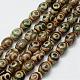 Brins de perles dzi à 3 œil de style tibétain TDZI-G010-J01-1
