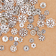 Hobbiesay 100 pièce 10 styles de capuchons de perles creux de style tibétain FIND-HY0001-49-4