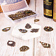 Spritewelry 40 pièces 10 style liens de composants de lustre en alliage de zinc PALLOY-SW0001-01-5