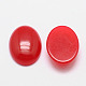 Dyed Oval Natural Jade Cabochons G-K021-25x18mm-07-2
