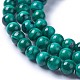 Chapelets de perles en malachite synthétique G-F627-09-A-3