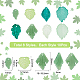 SUNNYCLUE 1 Box 80Pcs Leaves Charm Leaf Charms Bulk Glass Plant Bead Charm Green Leaf Charms for Jewelry Making Charm Spring Summer DIY Necklace Bracelets Earrings Keychain Supplies Adult Women Craft GLAA-SC0001-66-2
