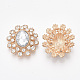 Light Gold Plated Alloy Cabochons RB-S066-05KC-17-1