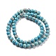 Brins de perles de jaspe impérial synthétiques G-E568-01A-05-2