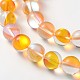 Dyed Synthetic Moonstone Round Beads Strands G-L376-12mm-B03-1