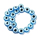 Hilos de perlas de murano de imitación de resina RESI-F032-01H-3