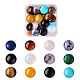 Fashewelry 24шт 12 стиля кабошоны из натуральных и синтетических драгоценных камней G-FW0001-05-1