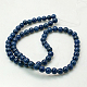 Chapelets de perles rondes en jade de Mashan naturelle X-G-D263-12mm-XS09-2