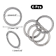 CHGCRAFT Titanium Alloy Split Rings FIND-CA0004-64-2
