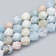 Chapelets de perles en morganite naturelle G-T064-65-1