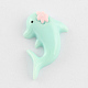 Scrapbook Embellishments Flatback Cute Dolphin Plastic Resin Cabochons CRES-Q130-06-1