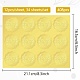 34 Sheets Self Adhesive Gold Foil Embossed Stickers DIY-WH0509-005-2