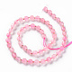 Chapelets de perles en quartz rose naturel G-S362-090B-2