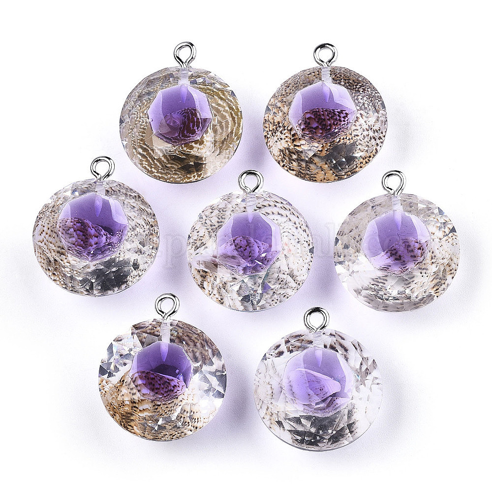 Pendentif en résine époxy – élégance personnalisée
