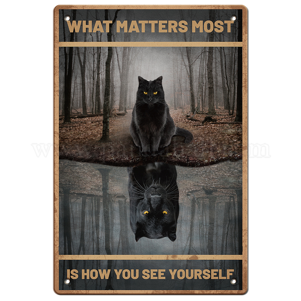 Wholesale SUPERDANT What Matters Most is How You See Yourself Tin Sign ...