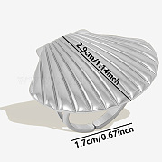 Пляжное кольцо из нержавеющей стали 304 Ocean Shell UR3075-1