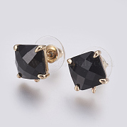 Серьги из граненого стекла GLAA-F084-C09