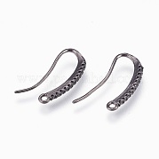 Латунные серьги с кубическим цирконием KK-P150-43B