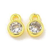 Латунные микро проложить кубического циркония подвески KK-L075-017G-02