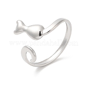 304 Stainless Steel Cuff Finger Rings RJEW-L107-005P