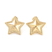 Серьги-гвоздики из нержавеющей стали 304 EJEW-H115-30G