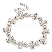 Стойки с латунными браслетами BJEW-B106-06P