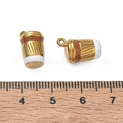 Pendentifs en acier inoxydable 304 émaillés&nbsp;SA-CBA7876-32G-01